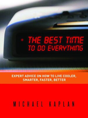 cover image of The Best Time to do Everything